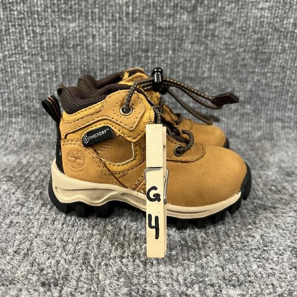 Timberland Boots Toddler Size 4 Brown Waterproof TimberDry Hiker TB1A67HR231 - Picture 9 of 9